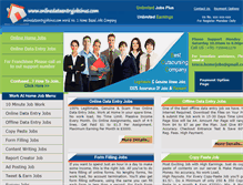 Tablet Screenshot of onlinedataentryjobsinus.com